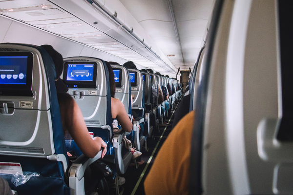 Aboard the flight